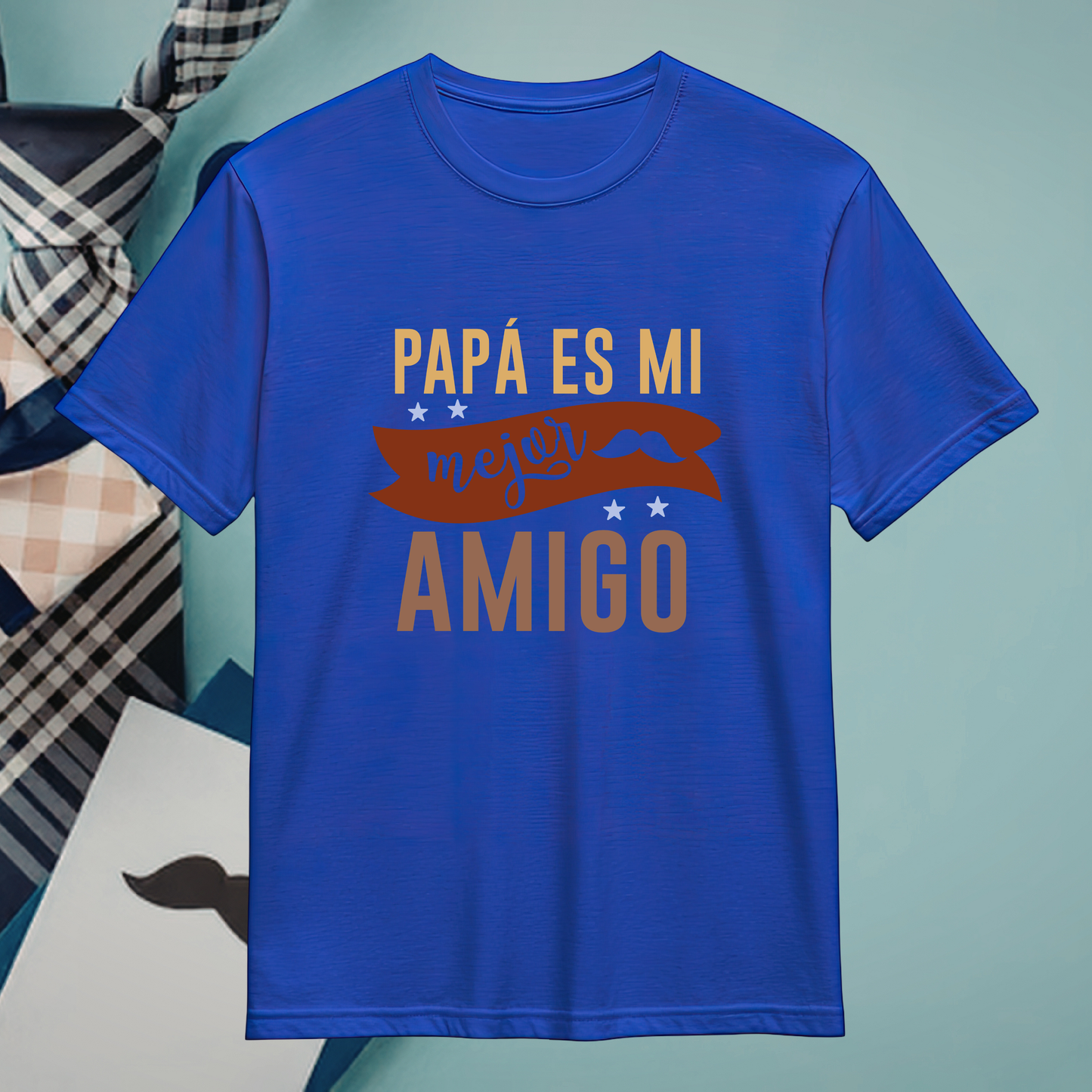 Papá Es Mi Mejor Amigo T-Shirt