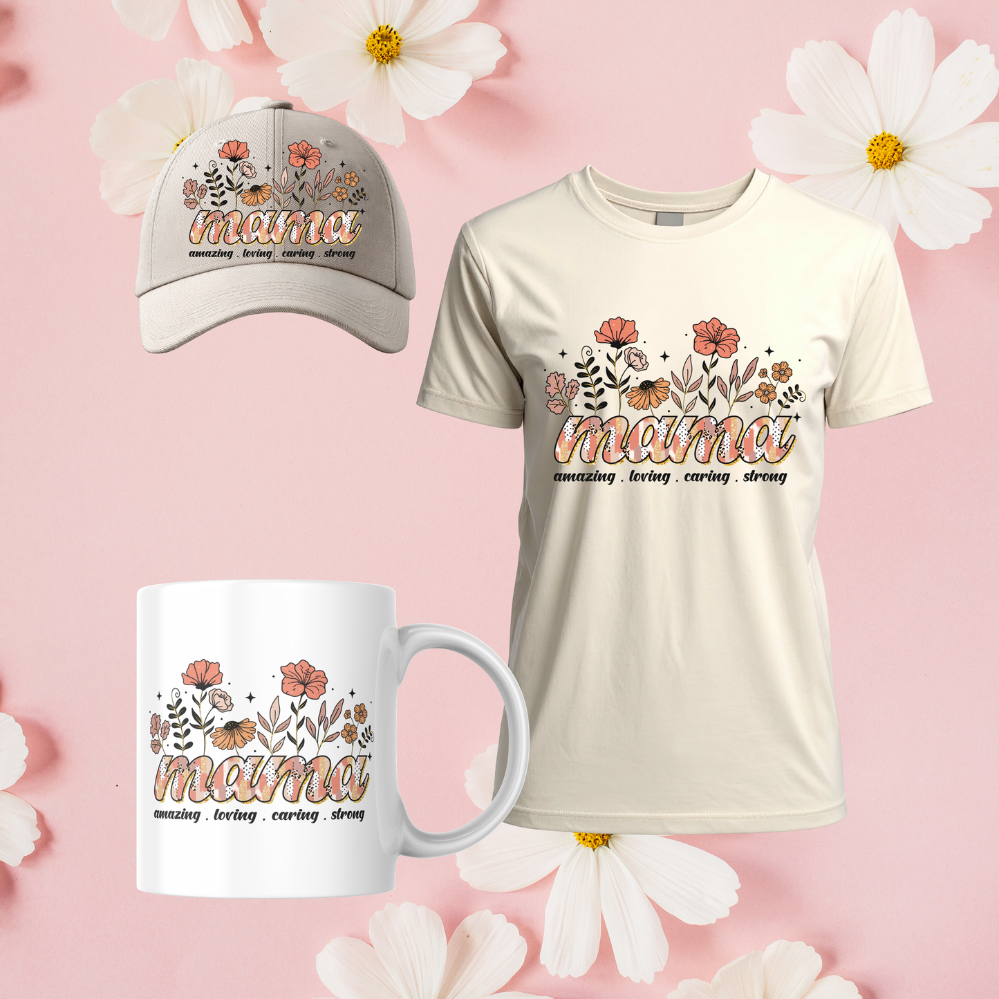 Mother’s Day Gift Bundle | Hat + Mug + Shirt