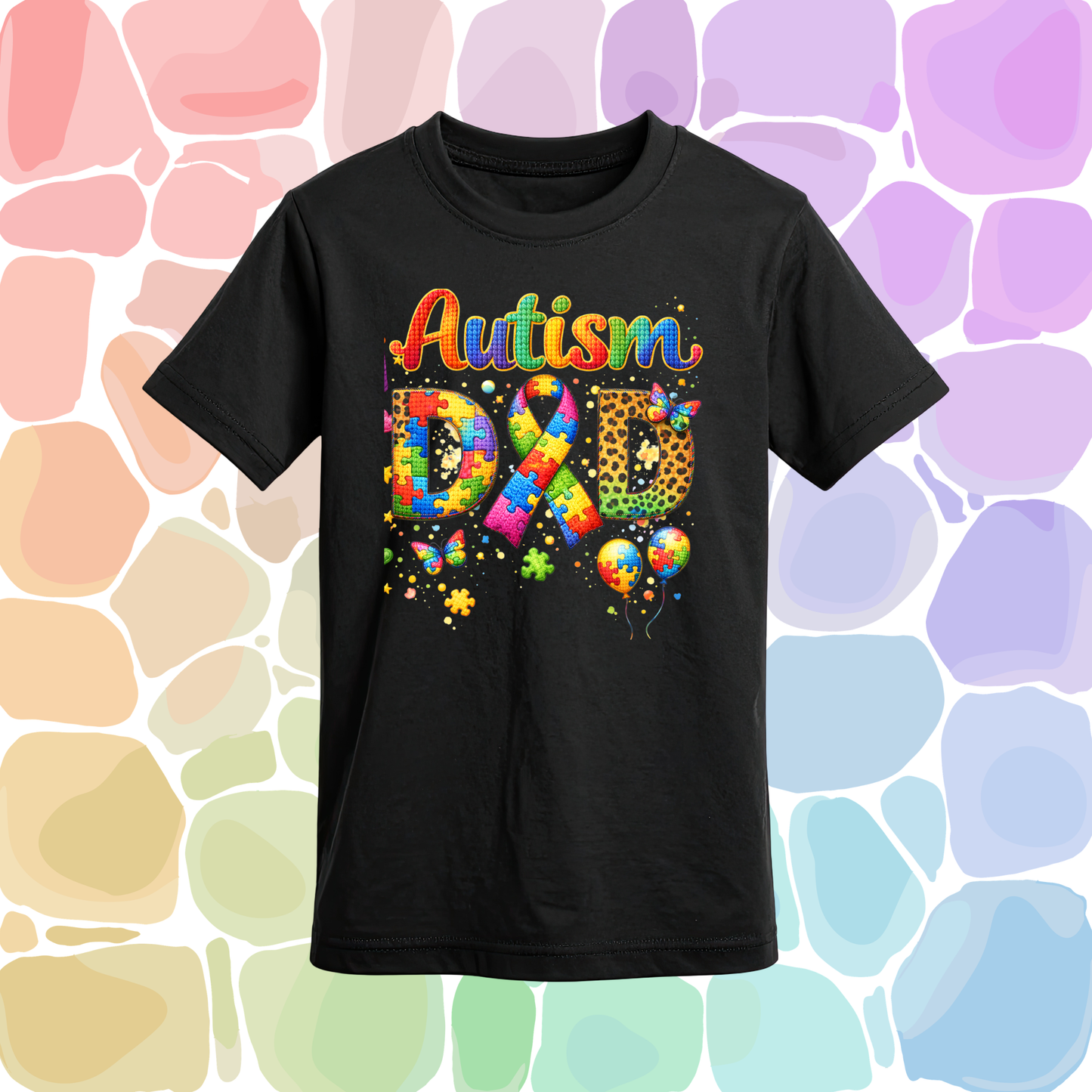 Autism Dad-Puzzle Piece Awareness-Autism Collection