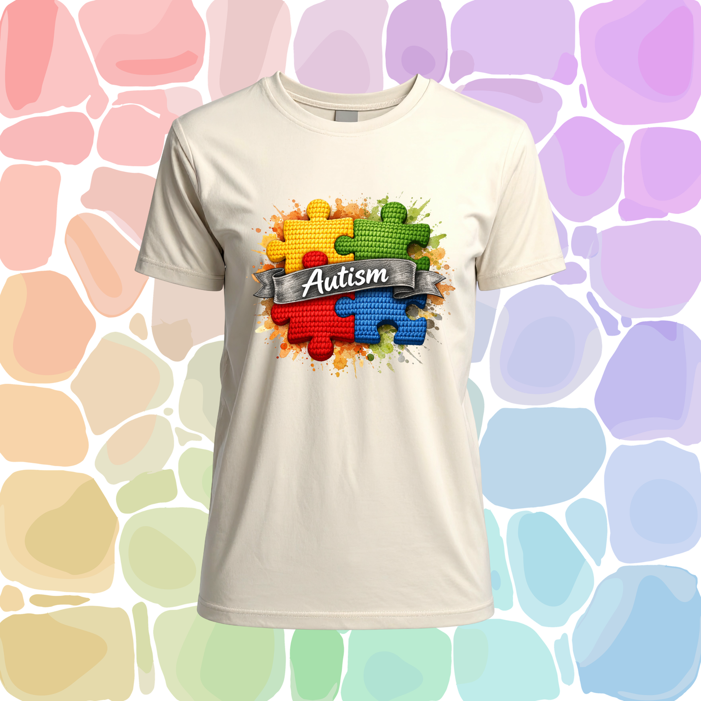 Autism Puzzle piece T-Shirt- Autism Collection