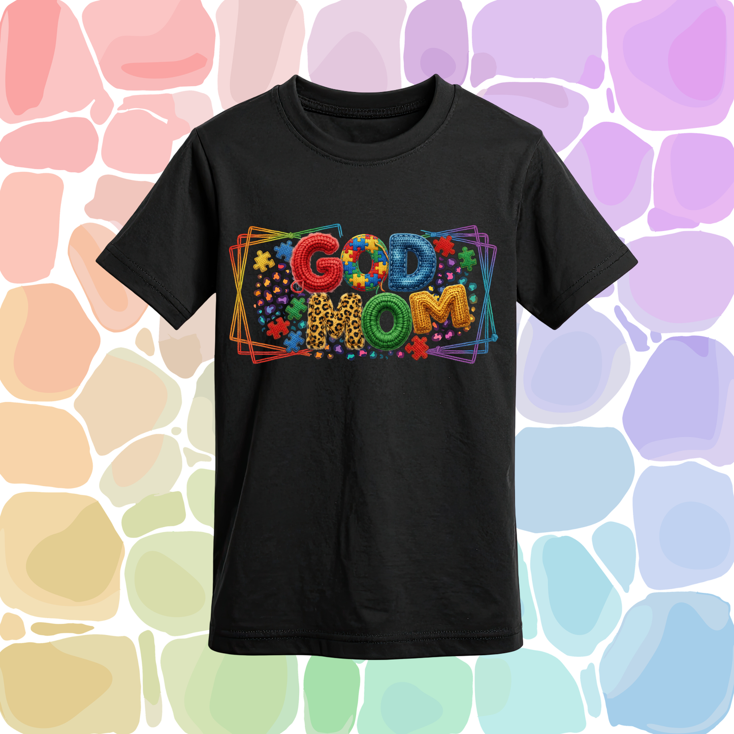 God Mom Autism T-Shirt- Autism Collection