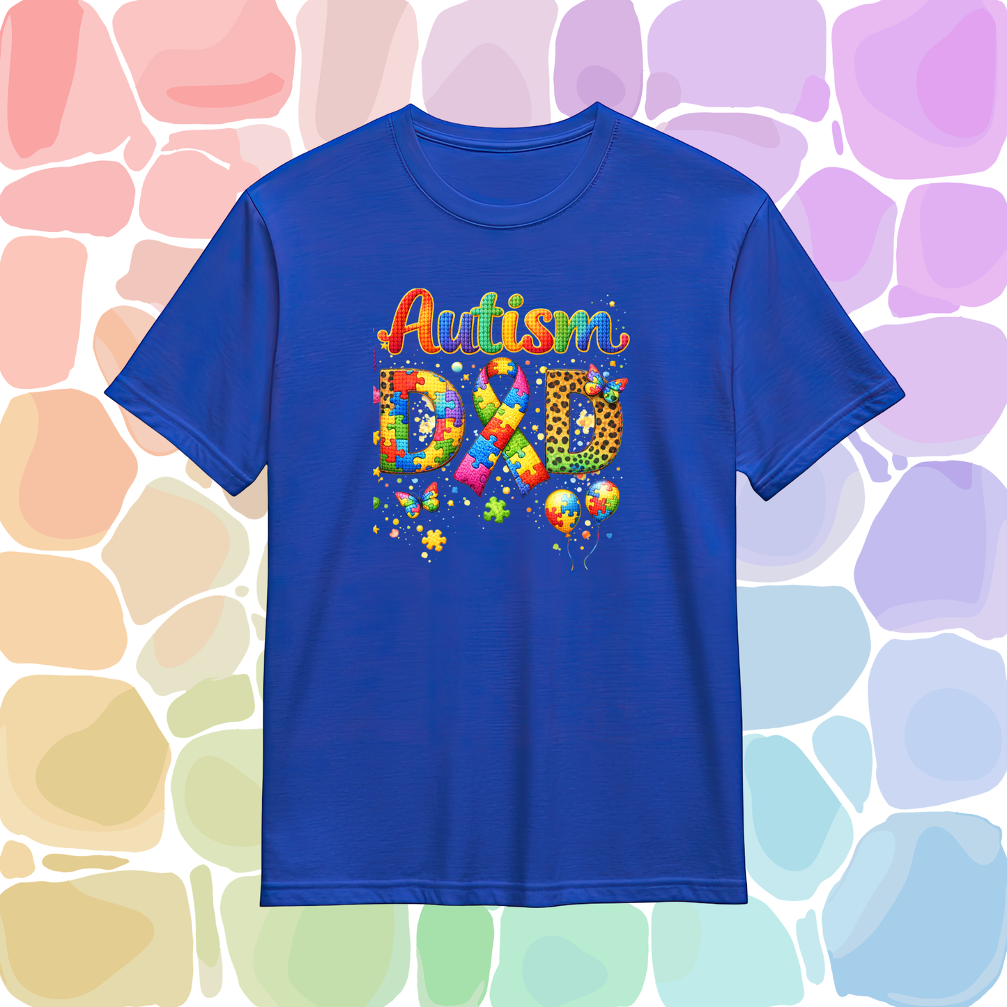 Autism Dad-Puzzle Piece Awareness-Autism Collection