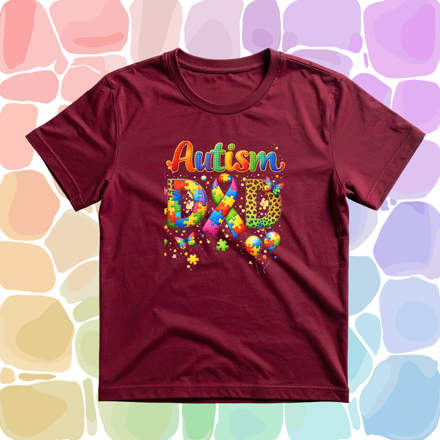 Autism Dad-Puzzle Piece Awareness-Autism Collection