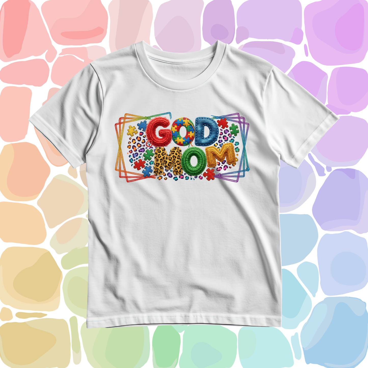 God Mom Autism T-Shirt- Autism Collection