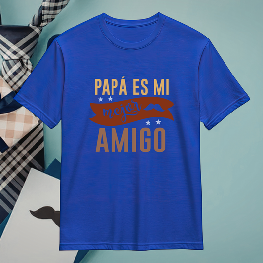 Papá Es Mi Mejor Amigo T-Shirt