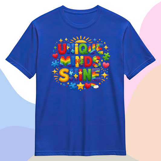 Unique minds T-Shirt- Autism Collection
