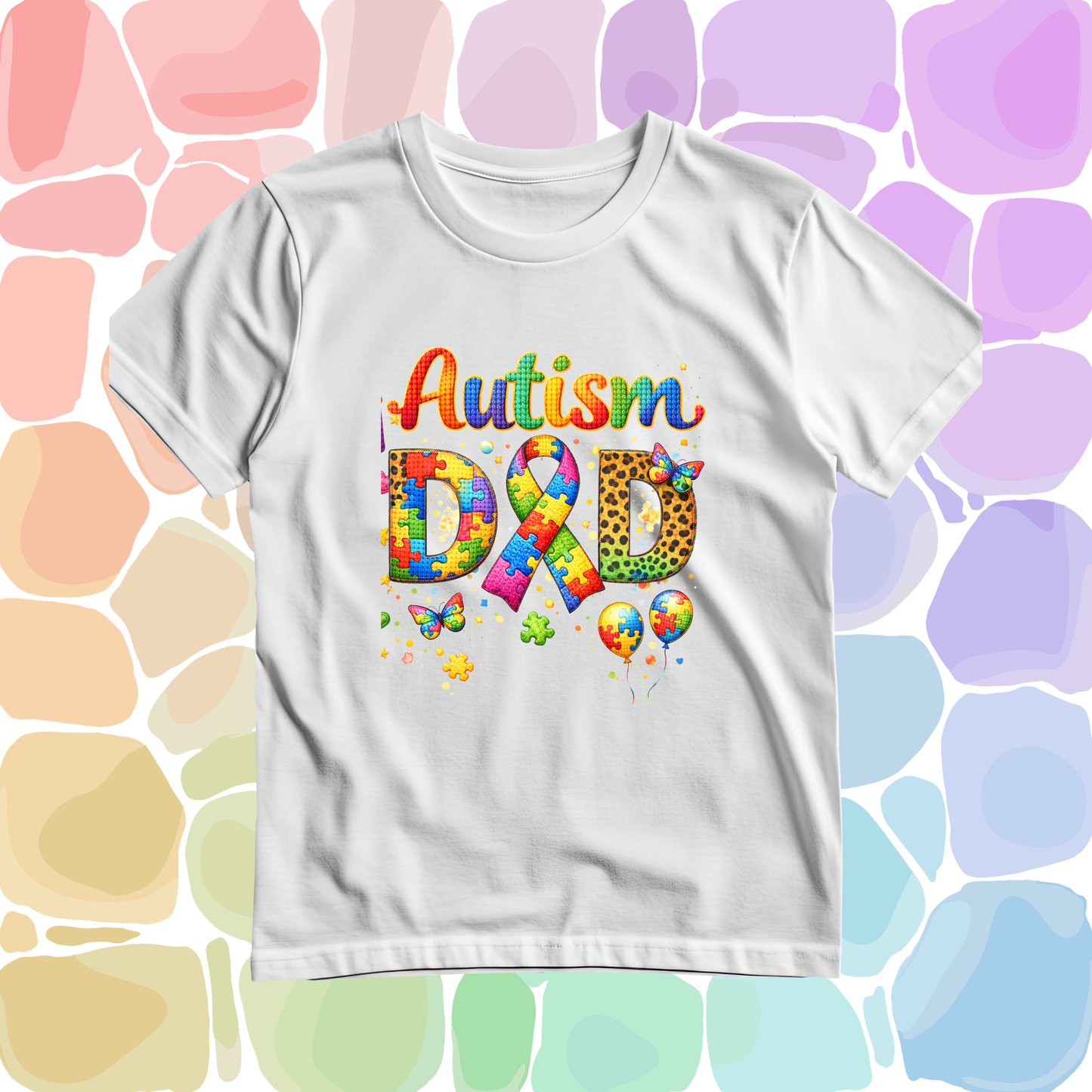 Autism Dad-Puzzle Piece Awareness-Autism Collection