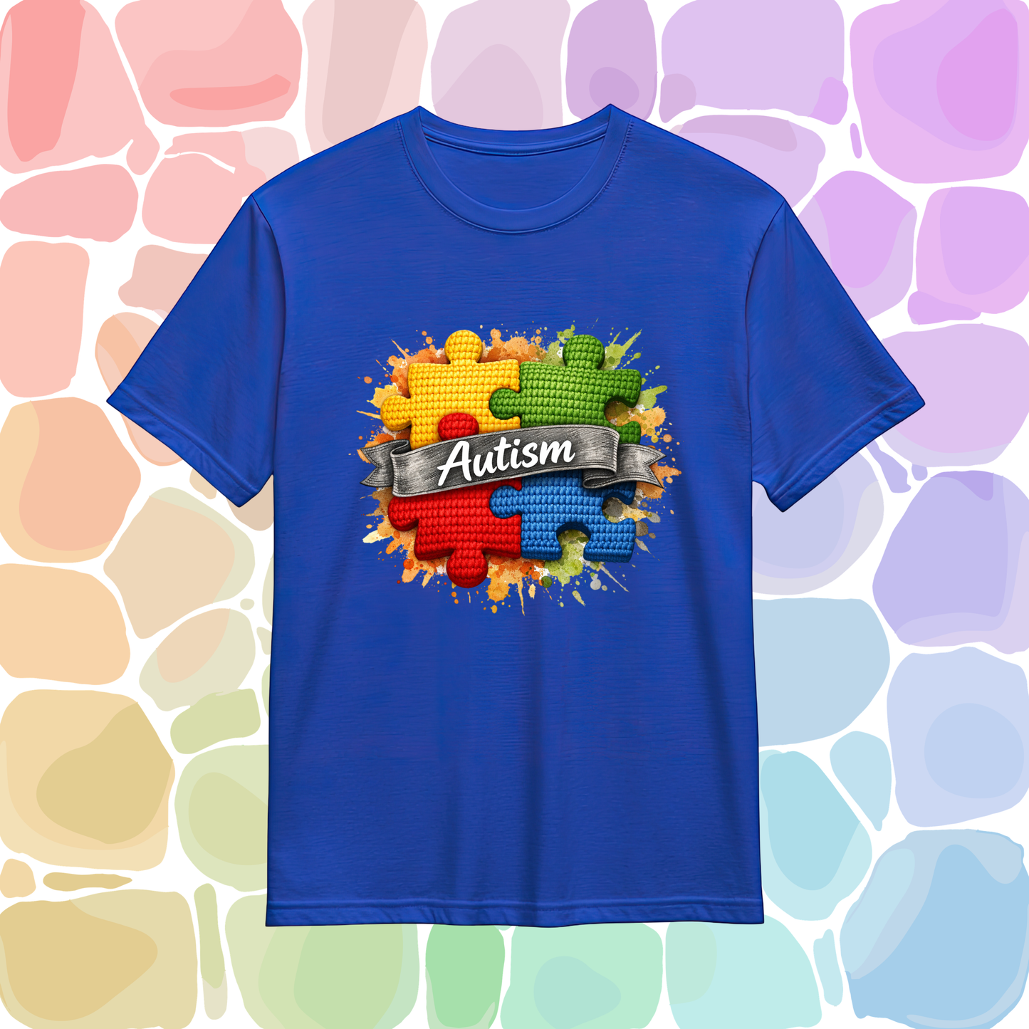 Autism Puzzle piece T-Shirt- Autism Collection