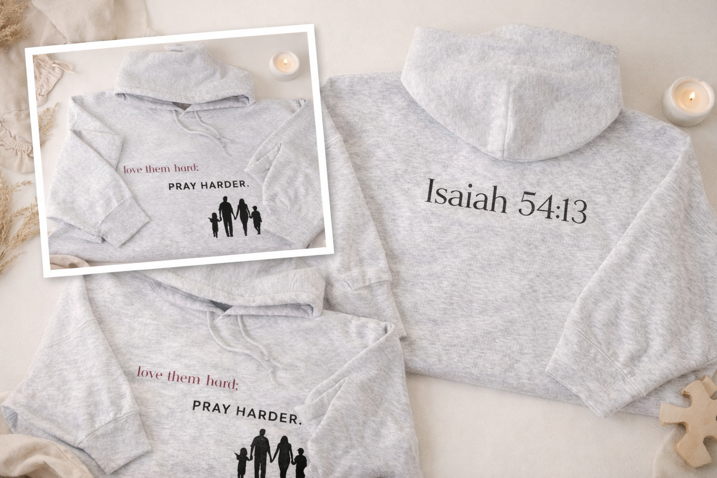 Love Them Hard, Pray Harder Hoodie